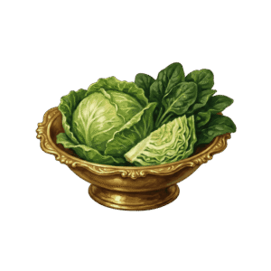 Chopped Cabbage and Spinach