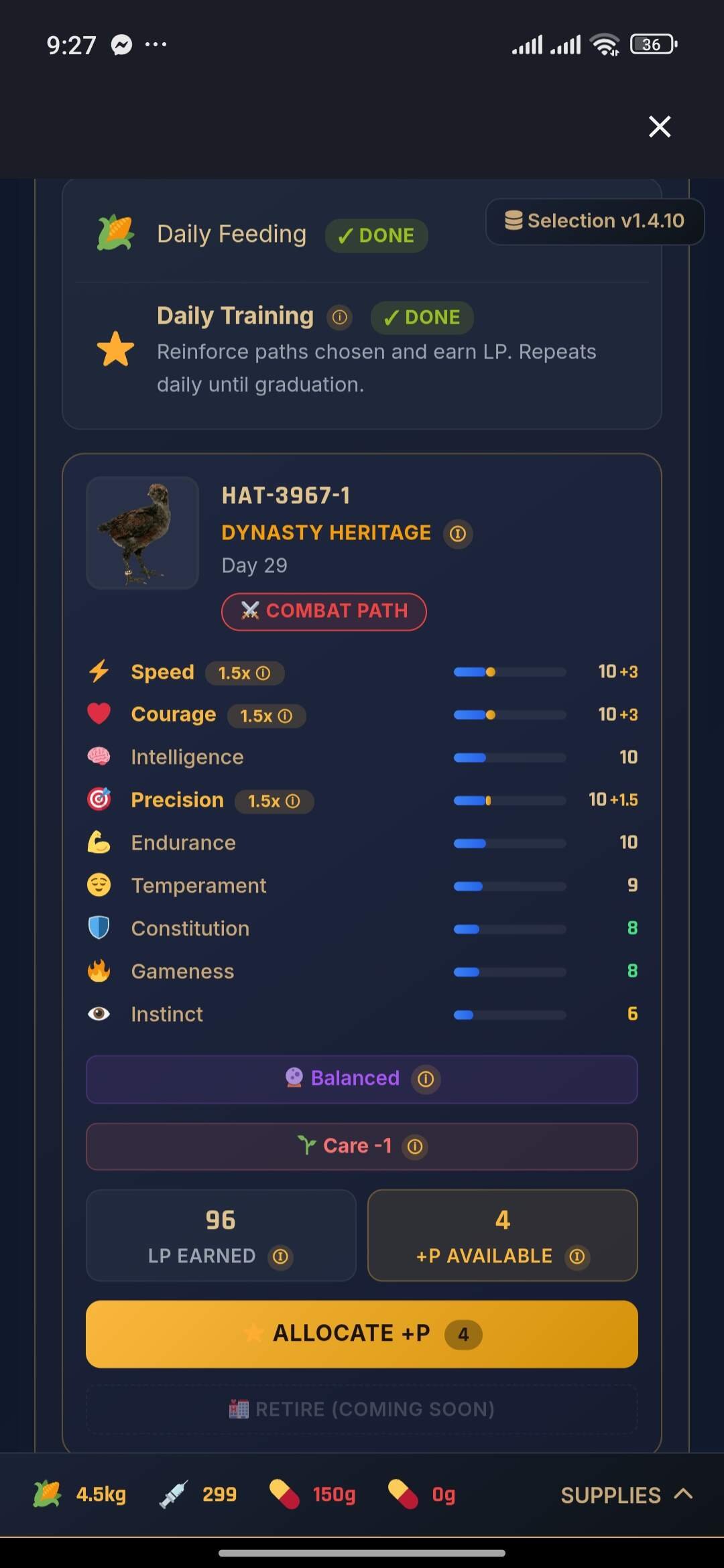 Screenshot — Stats
