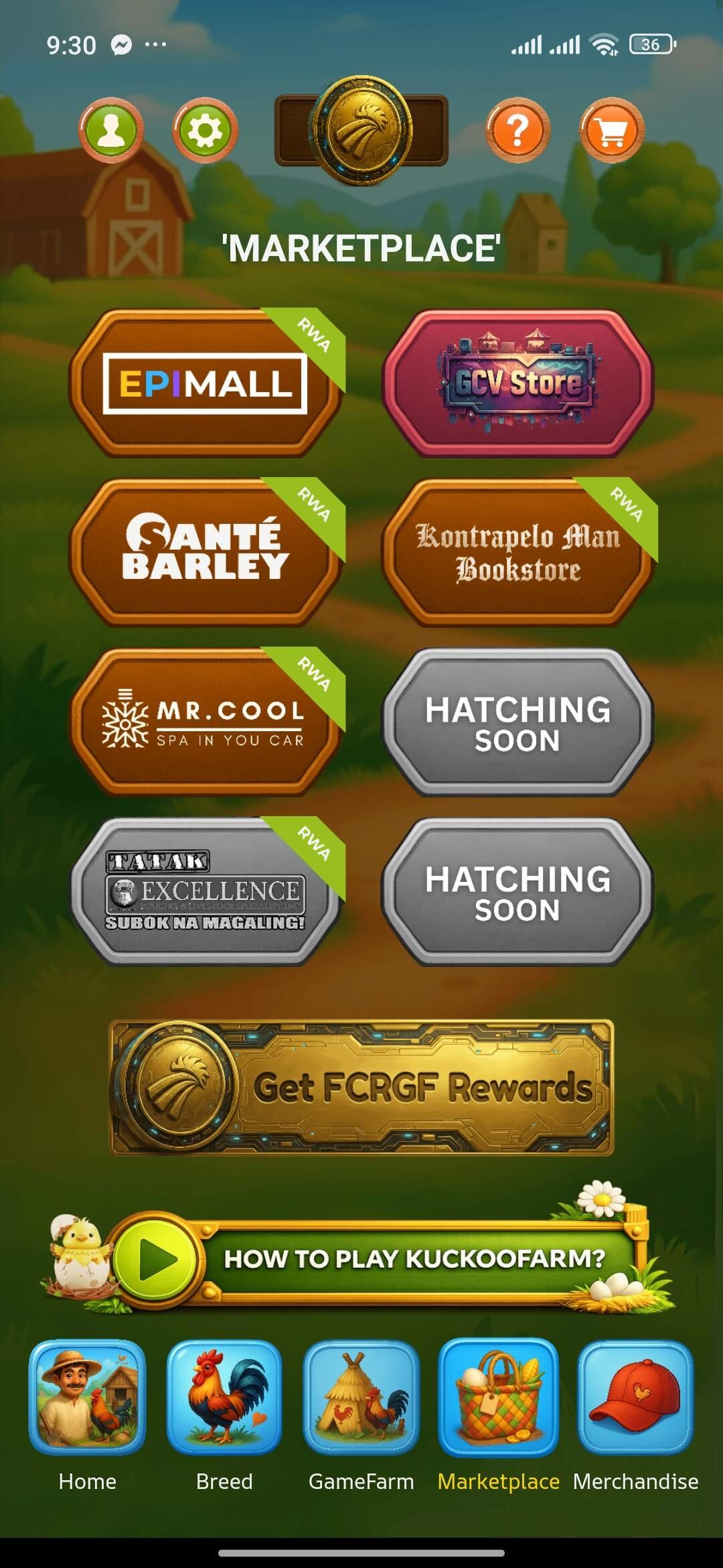 Screenshot — Marketplace